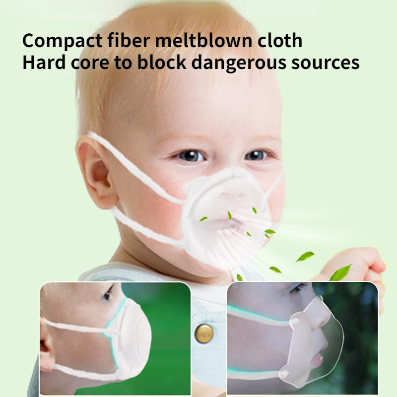 10 PCS Baby Mask 3D Stereoscopic Protective Mask Infant Face Mask ...