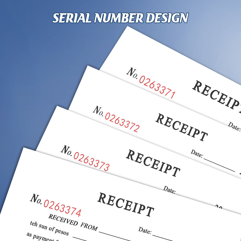 50pcs Wholesale Resibo Receipt With Carbon Order Slip Carbonized ...