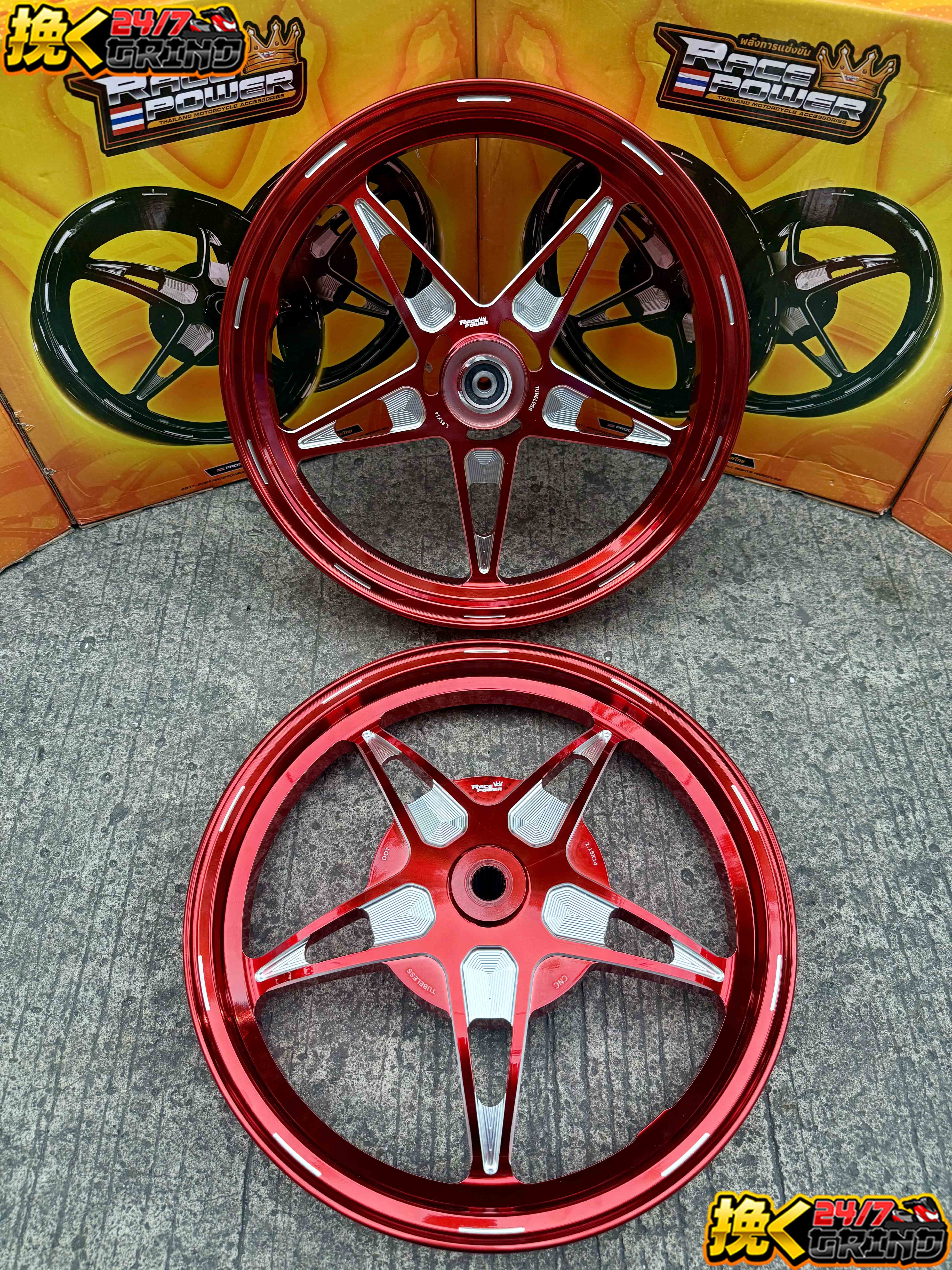 Race Power CNC MAGS STAR For Yamaha Mio Sporty (5 Spokes) | Shopee ...