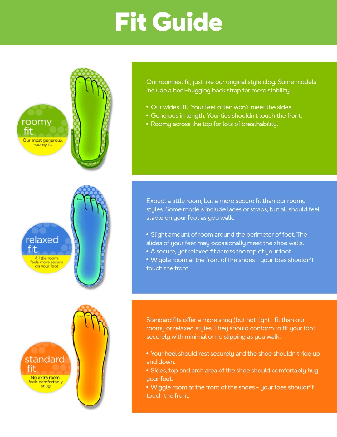 Classic Crocs Fit Guide Half Sizes For Crocs Classic Clog In