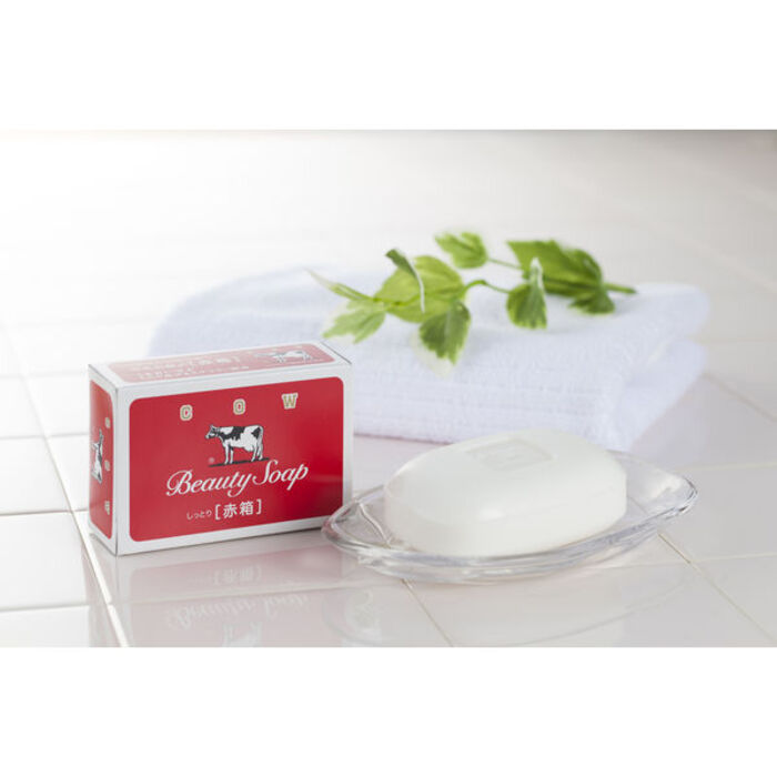 Cow Beauty Soap Milk Soap Red box 90g(3pics)/Blue box 85g(3pics)【Direct ...