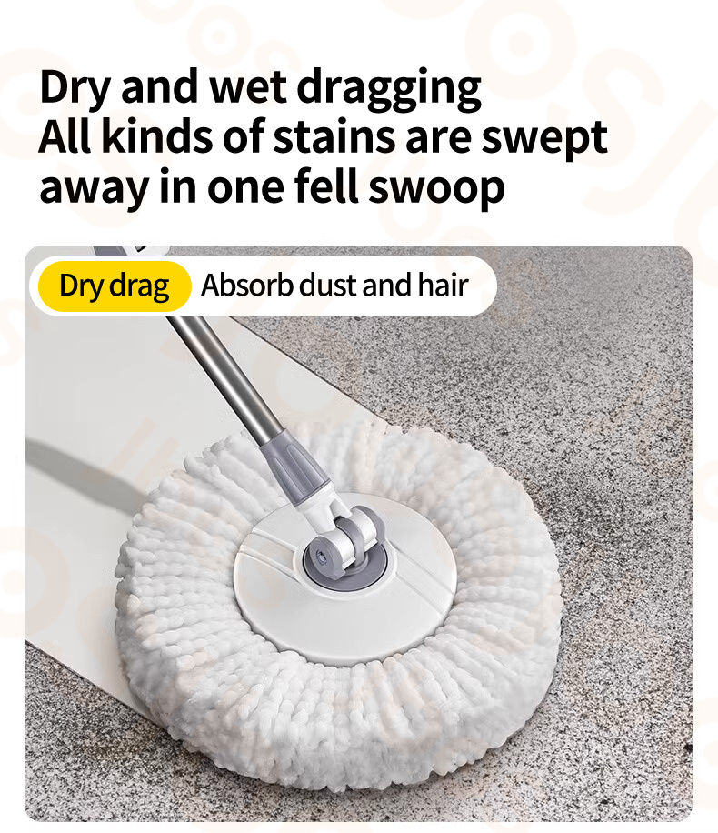 Jbos Universal Spinning Mop Handle Replacement Extended Sturdy