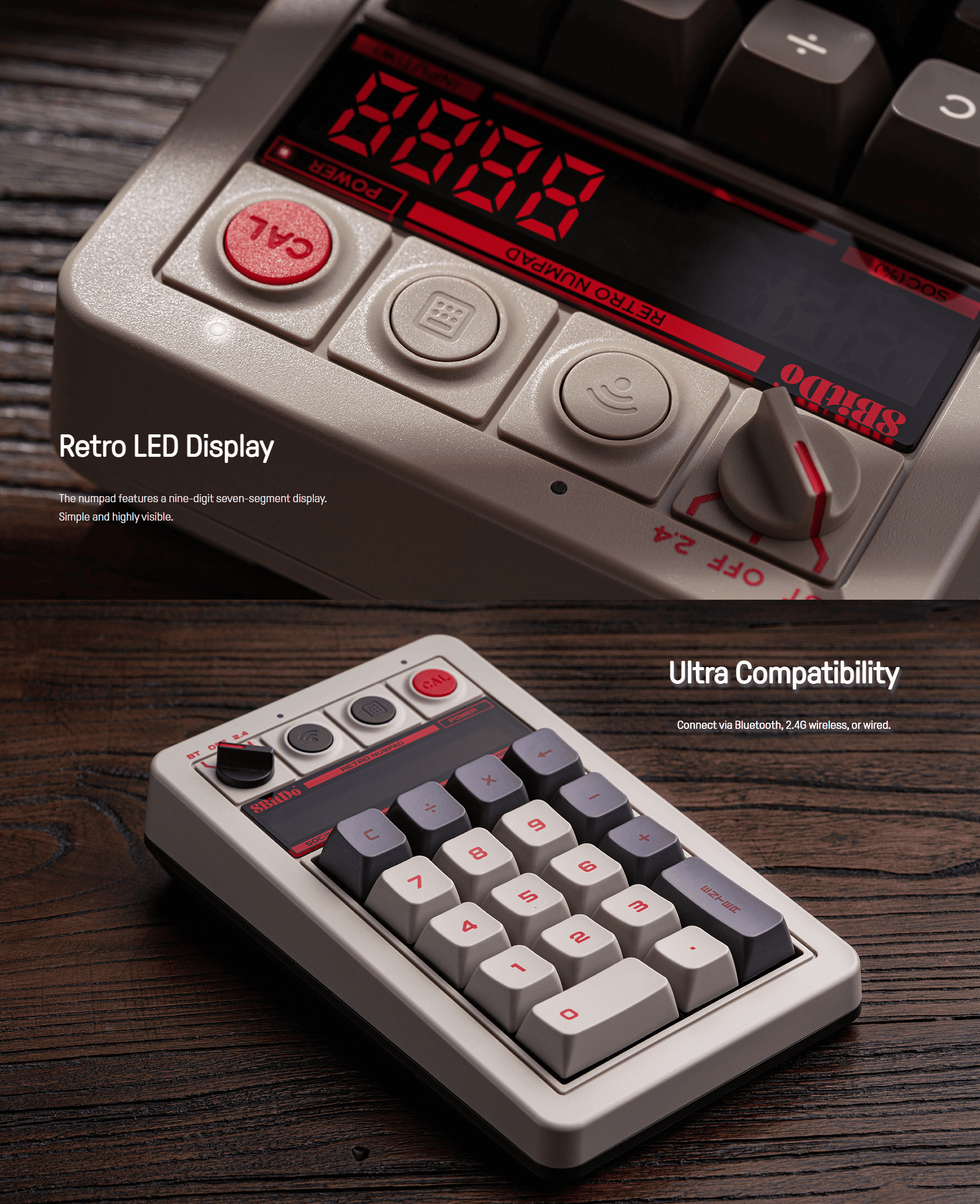 8BitDo Retro 18 Mechanical Numpad | Shopee Philippines