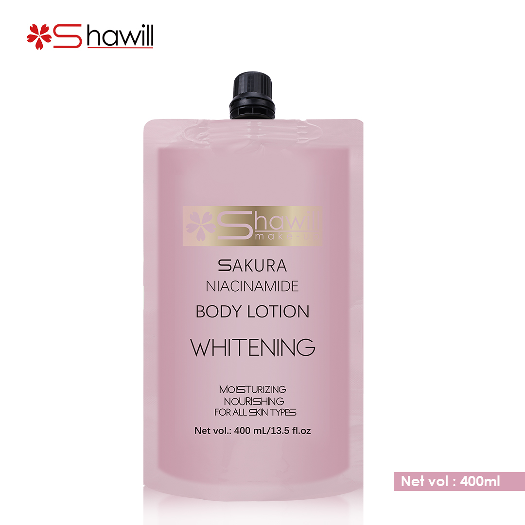 Shawill Sakura +Rose Fragrance SPF15/35+ Niacinamide Body Lotion Whiten ...