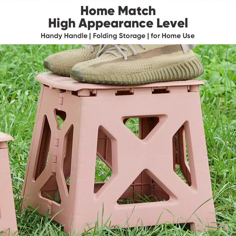 MitsushiPremium thick portable and foldable stool mini chair kitchen ...