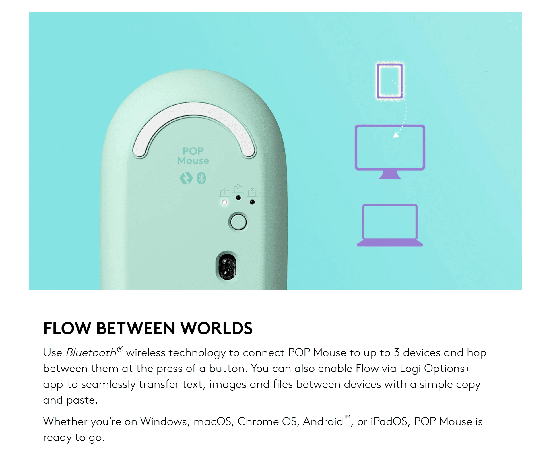 Logitech Pop Mouse Wireless With Customizable Emoji | Shopee Philippines