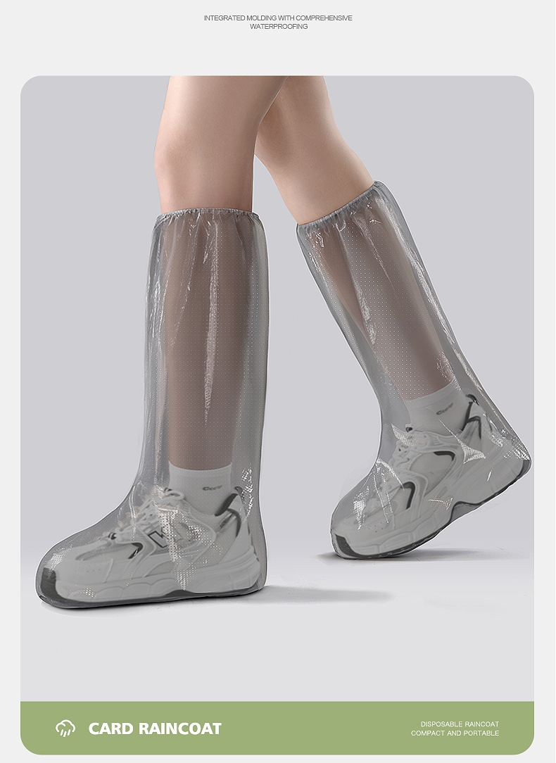 Disposable Rain Boots, Long Style Waterproof And Rainproof On Rainy ...