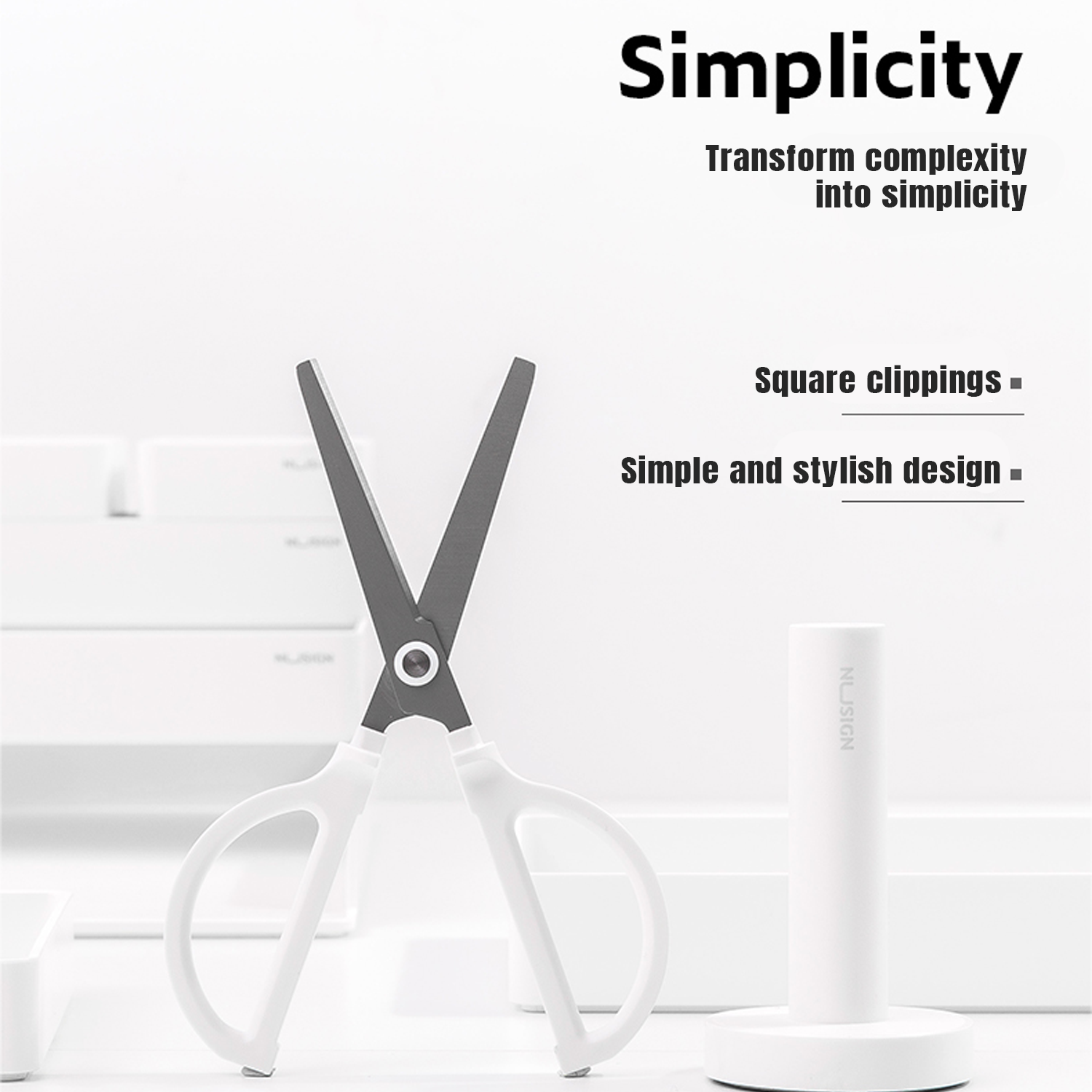 Deli NS051 NuSign Scissors 180mm | Shopee Philippines