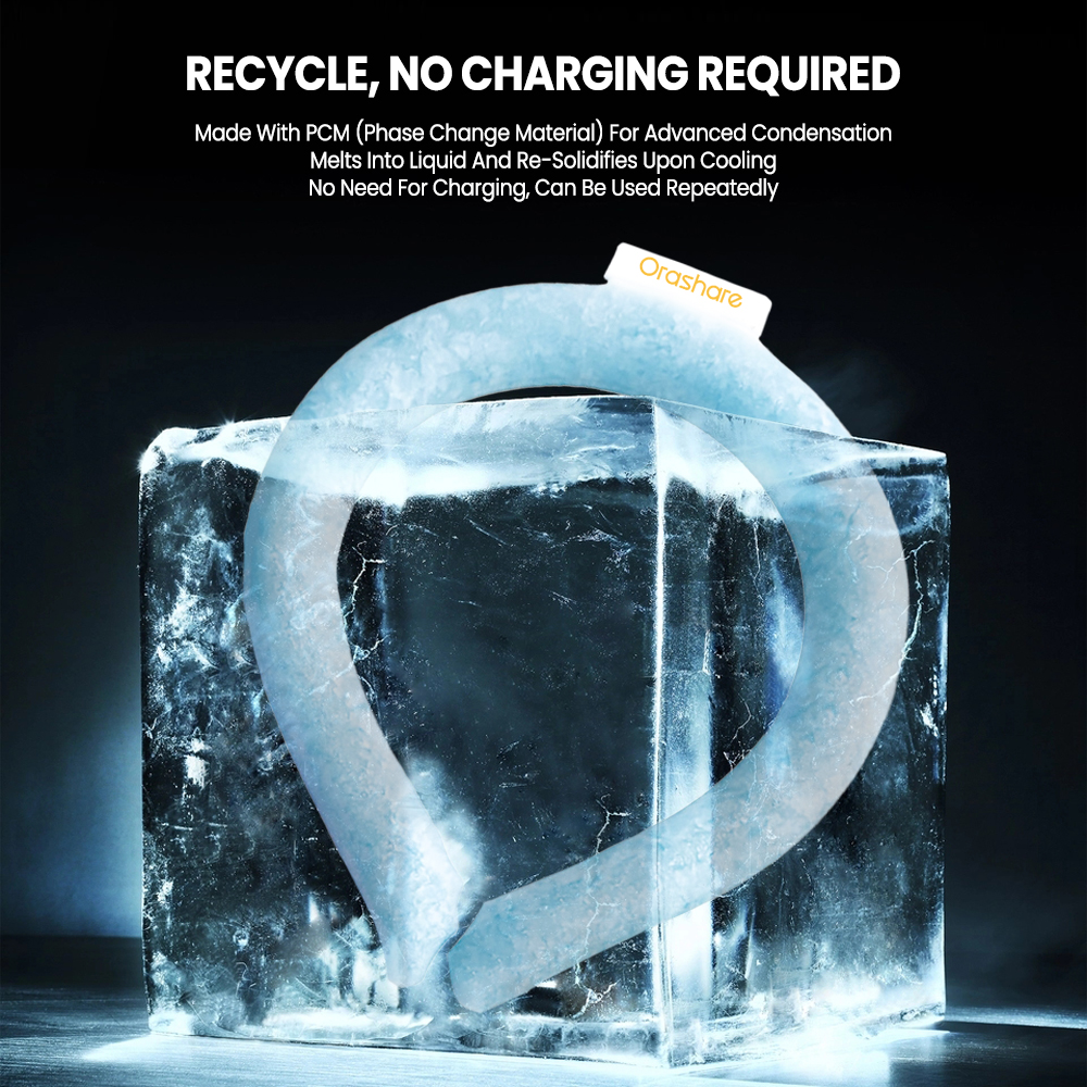 Orashare NC01 Ice Neck Cooler Tube Summer Rapid Cooling Reusable Skin ...