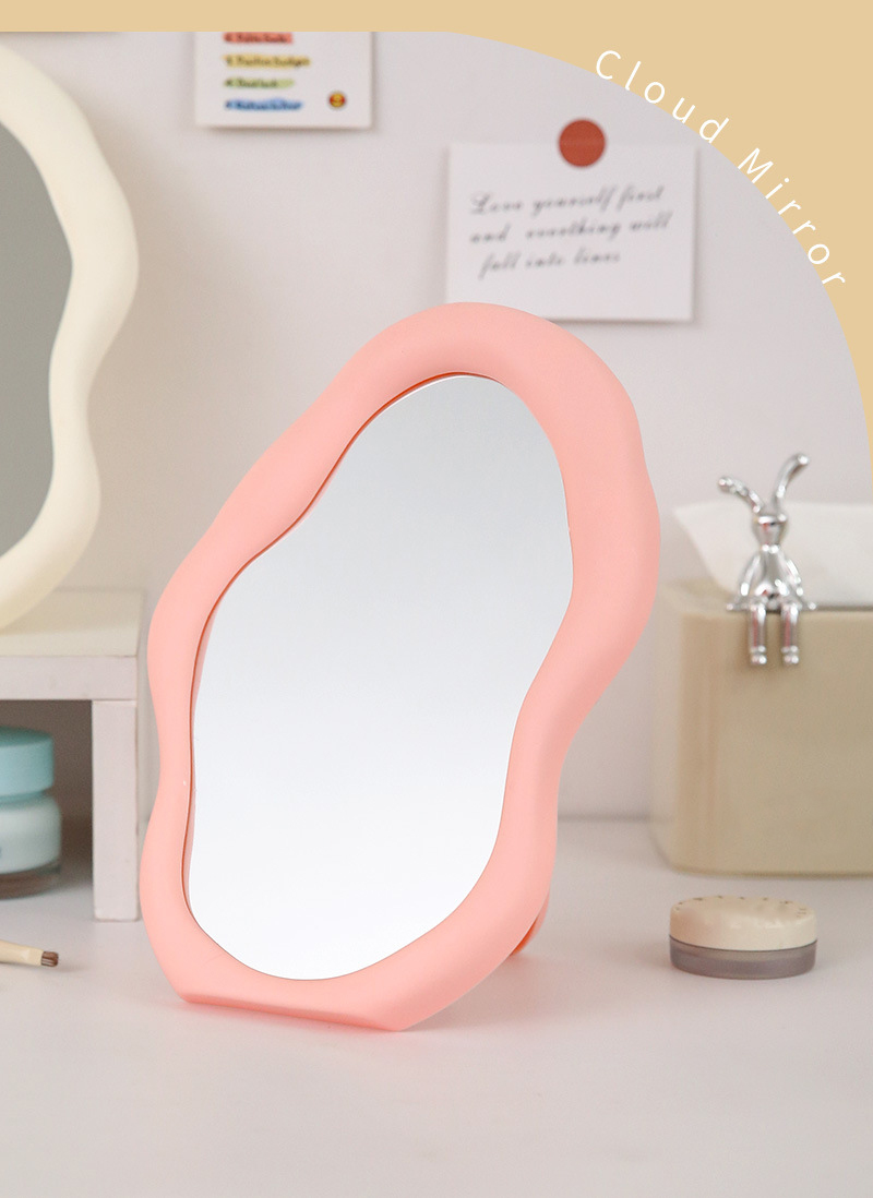 Cute Style Irregular Cloud Modeling Makeup Mirror Multi-Purpose Anti ...