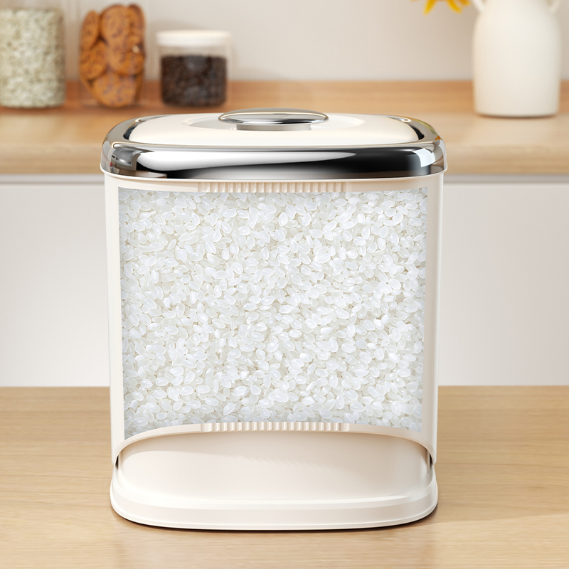 Rice Press Rotating Tilt Automatic Dispenser Rice Container Rice ...