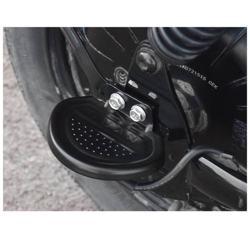 E Bike Rear Footrest Foot Pedal Rear Wheel Footpegs Non-slip Rear Seat ...