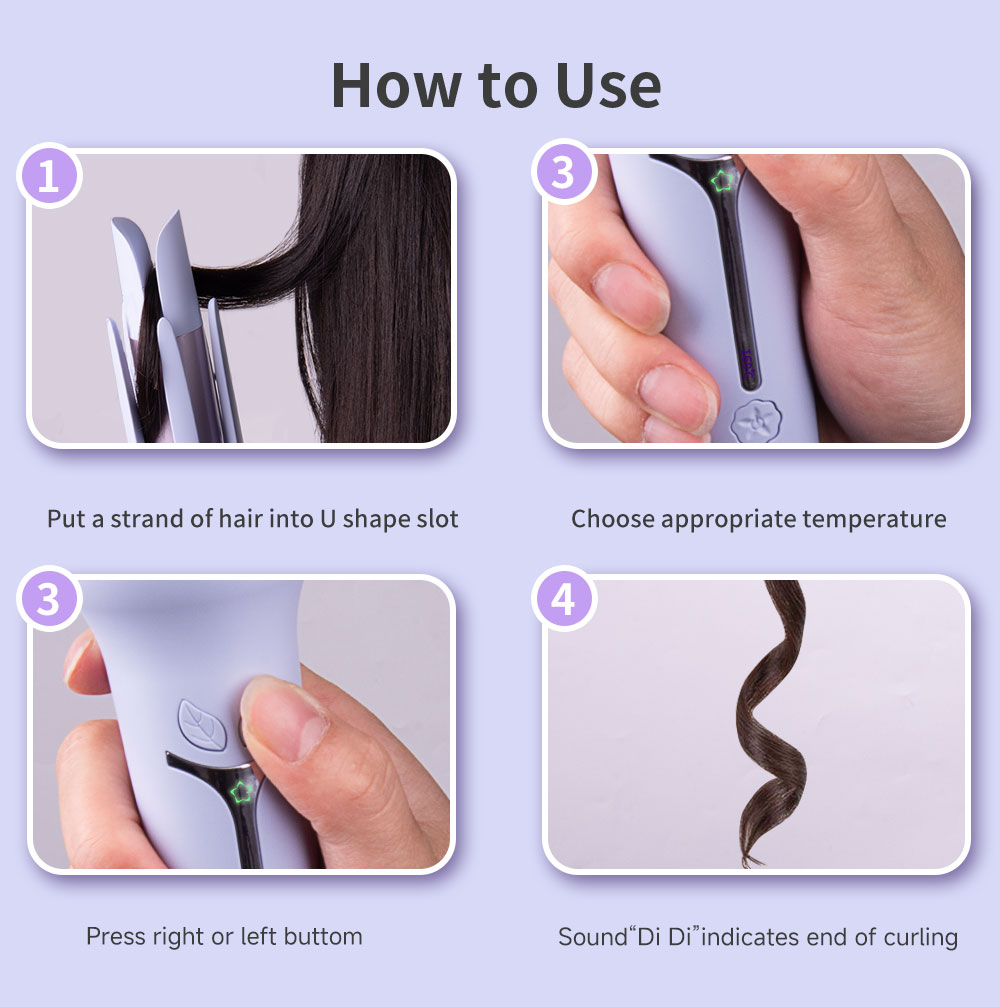Simplus Automatic Hair Curler LED Screen Display 32mm | Shopee Philippines