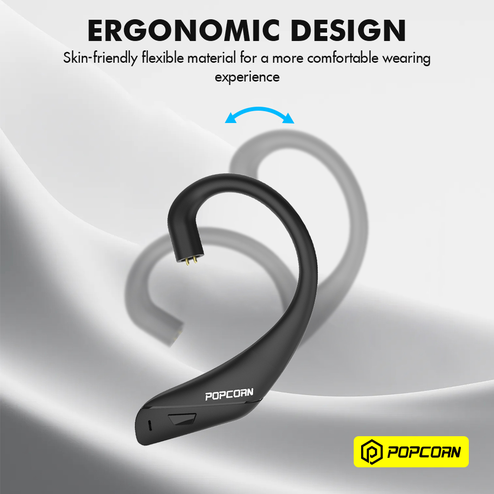 Popcorn BM01 5.3 Earhook Headset Wireless Bluetooth Module plus Popcorn ...