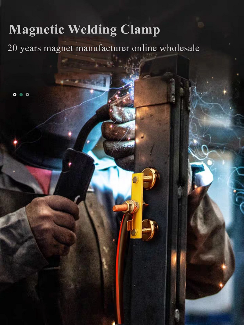 Magnetic Welding Clamp 2-Pack – 30/60/90 Degree Inside/Outside Magnet Holder For Pipe & Metal Work