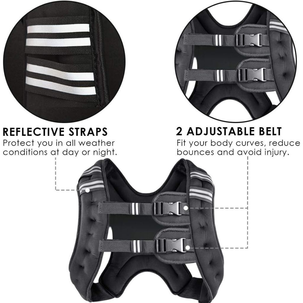 COD Weight Vest 10 16 20Lbs Vest for Men Women, Body Weight Vests ...