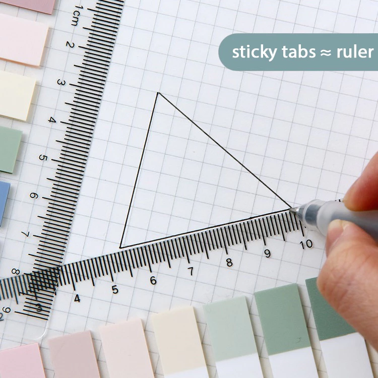 200pcs colorful sticky note memo pad label sticker bookmarks notepad ...