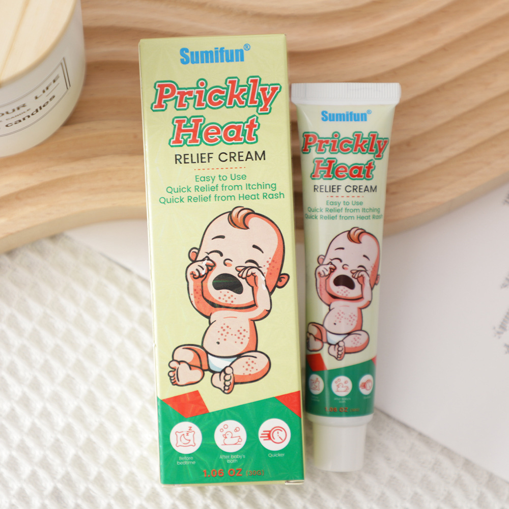 Anti-itch Cream Prickly Heat Gentle On Skin Herbal Cream For Sweat Rash ...