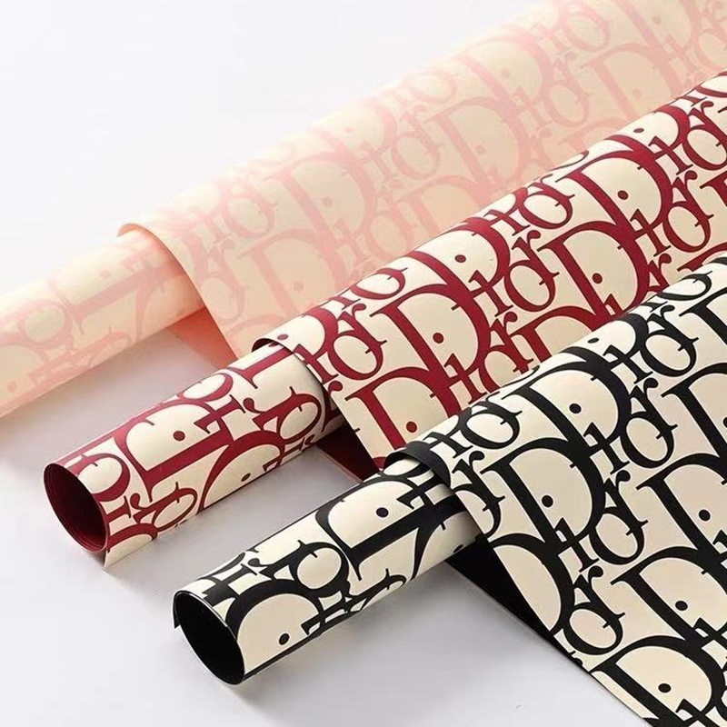 20pcs Two-Sided Colored Wrapper Paper Pastel Color Bouquet Wrapper ...