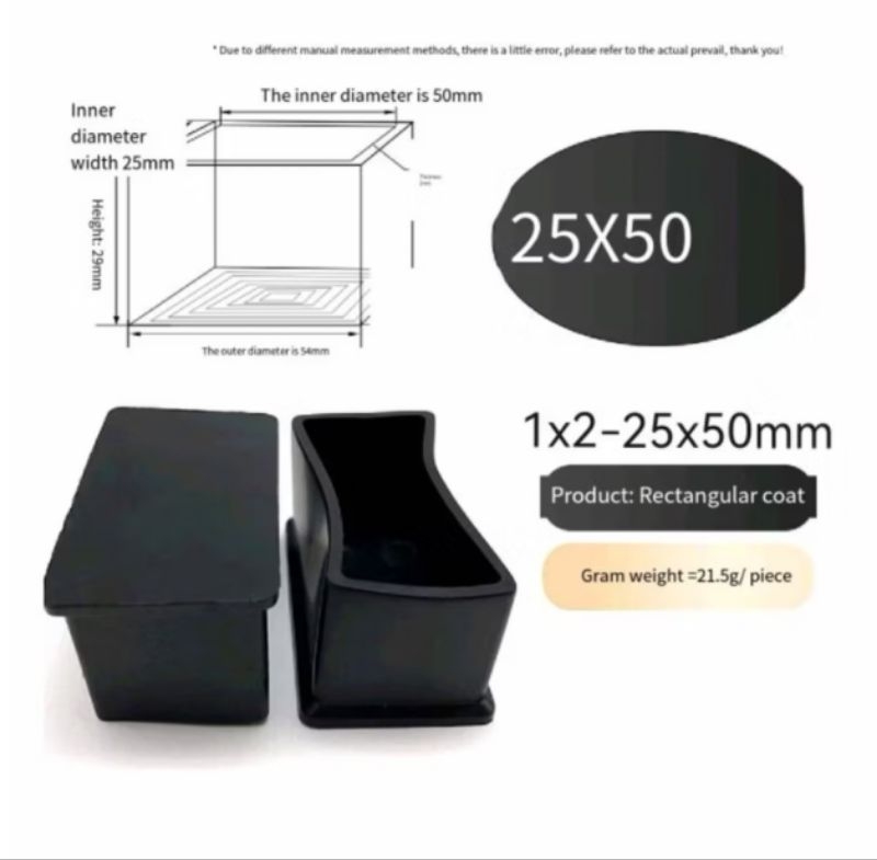 Rubber Footing Square Rubber Footing Rectangular Rubber Footing Table ...