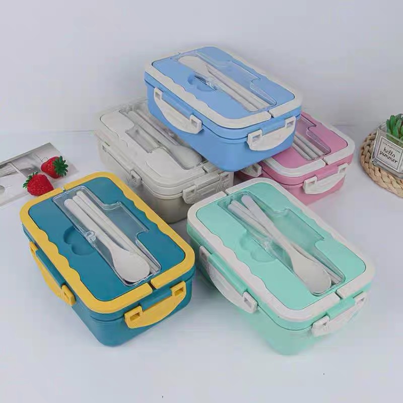 Portable Handle Style Lunch Box Hidden Handle Student Officer Bento BOX ...