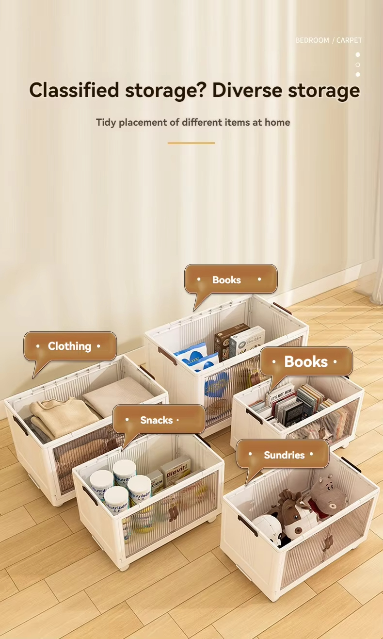 Foldable 6 Layer 45/50/70CM Cabinet for Clothes Organizer Storage ...