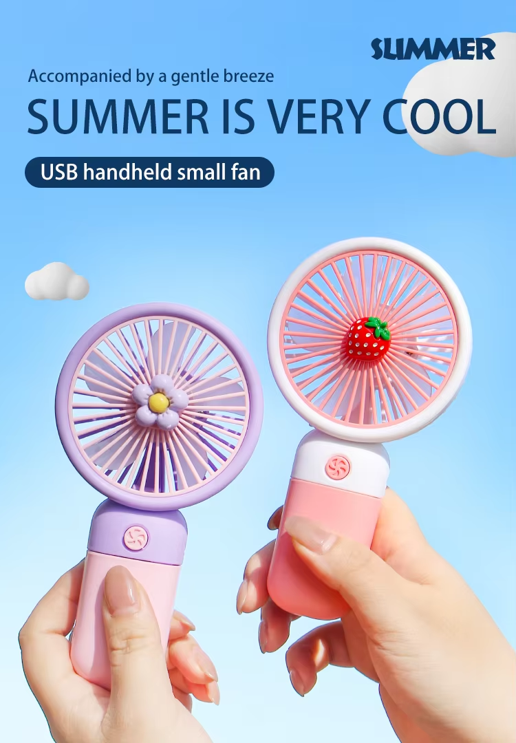 【Gift】Mini Fan Rechargeable Travel Outdoor Fan with powerbank for ...