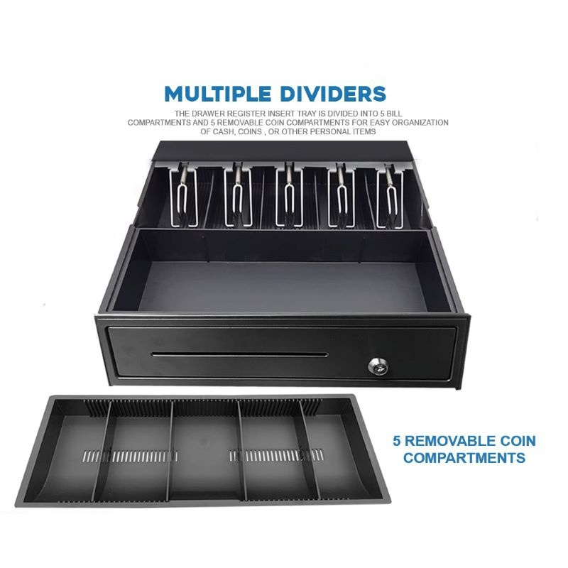 EXPOSE Cash Drawer cashier cash box money with lock Mini Printer ...
