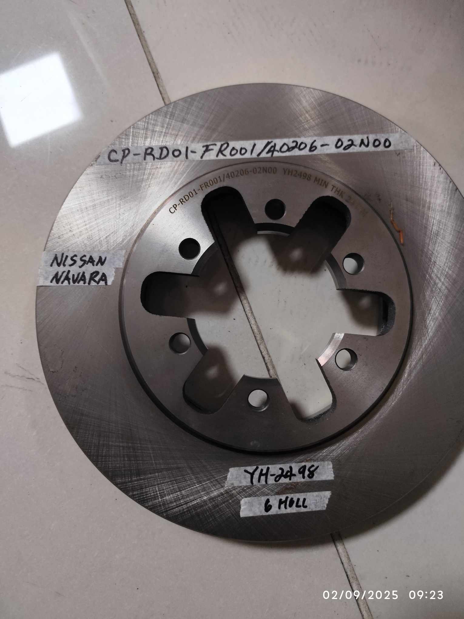 ERMETIQ ROTOR DISC NISSAN NAVARA ALL YEAR MODEL FRONT DISC 1PC | Shopee ...