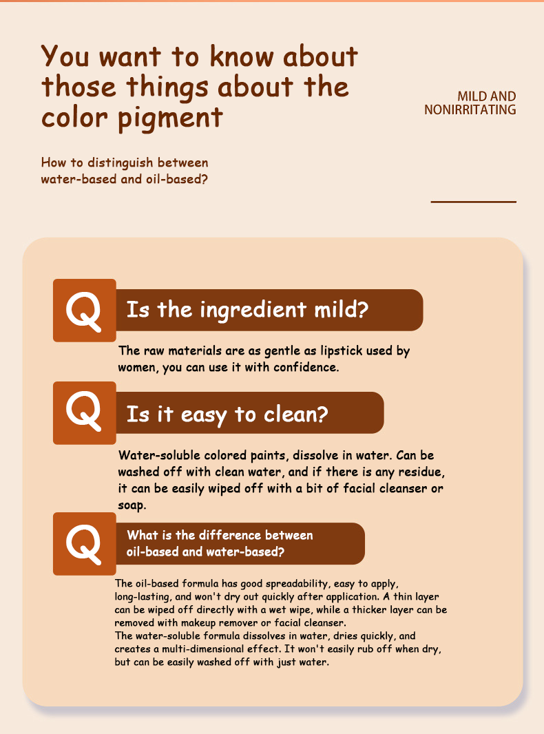 DIY Model Halloween Face Professional Water Based Body Paint 15 Colors ...