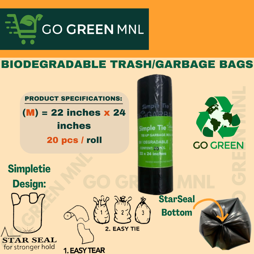 ♻️BIODEGRADABLE♻️ GOGreen Trash / Garbage Bag Small / Medium / Large ...