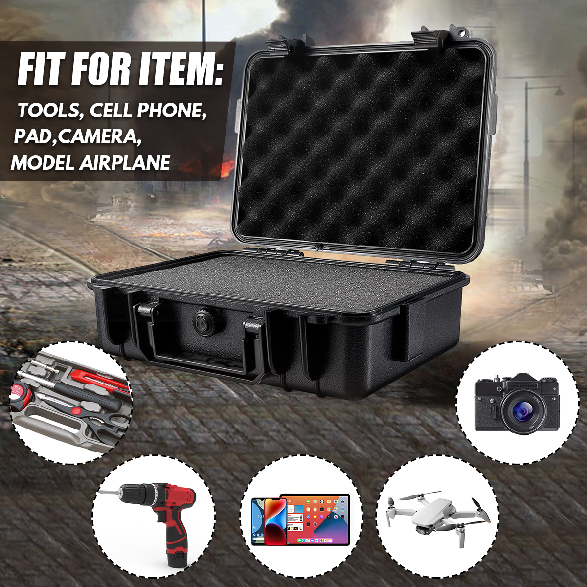 【🇵🇭LOCAL SHIP】Portable Hard Case for Photography Equipment Tactical ...