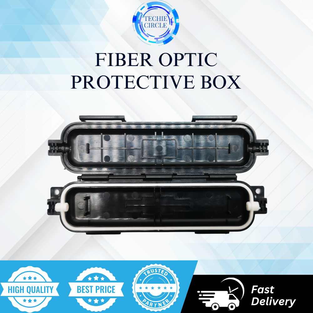 Techie Circle FTTH Fiber Cable Protective Box Waterproof SC Coupler ...