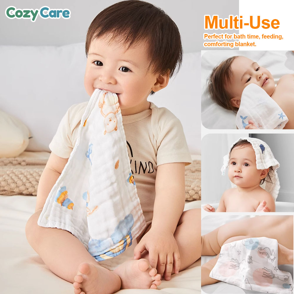 Baby Face Towel In Pack of 6 Different Color main image 0