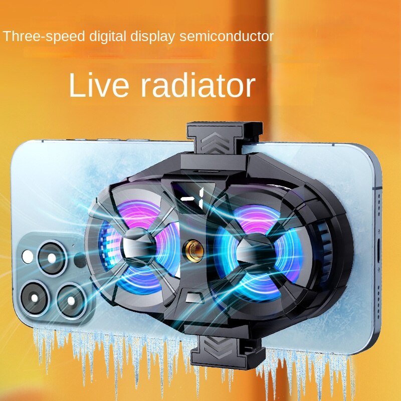 Universal Mobile Phone Cooler Radiator for Game , Livestream Phone ...