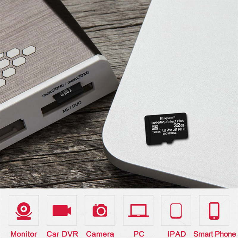 Kingston Memory card original 32GB 64GB Canvas Select SD Card 128GB ...