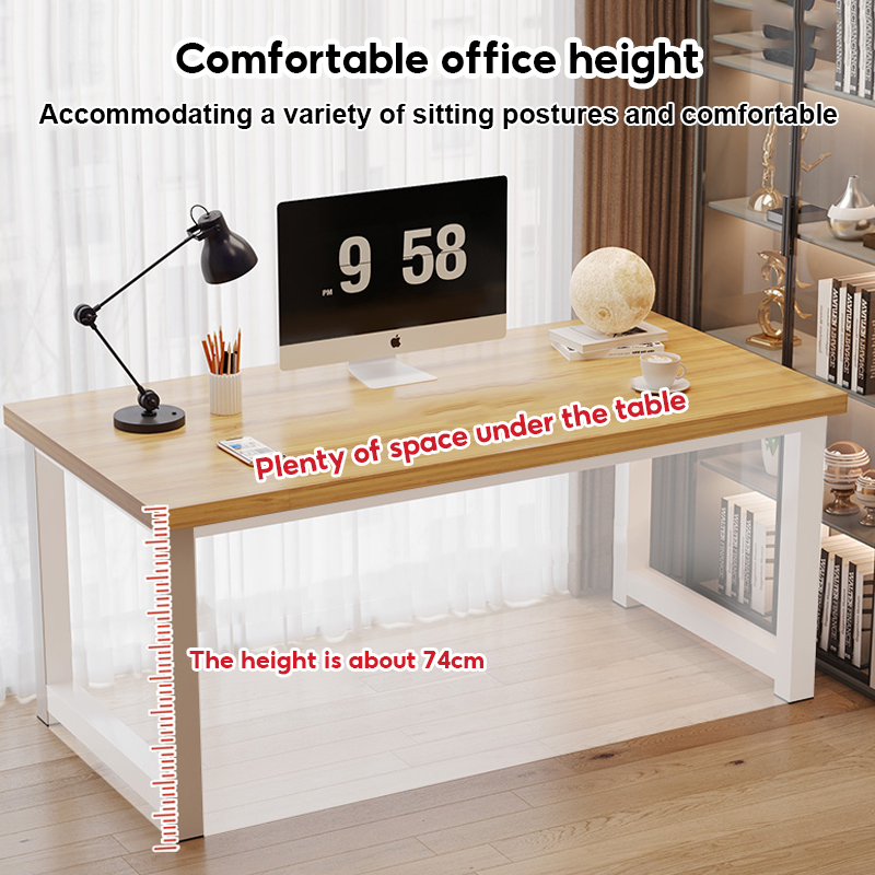 CHIT 80-140CM Computer Table Home Office Table Gaming Desk Study Desk ...