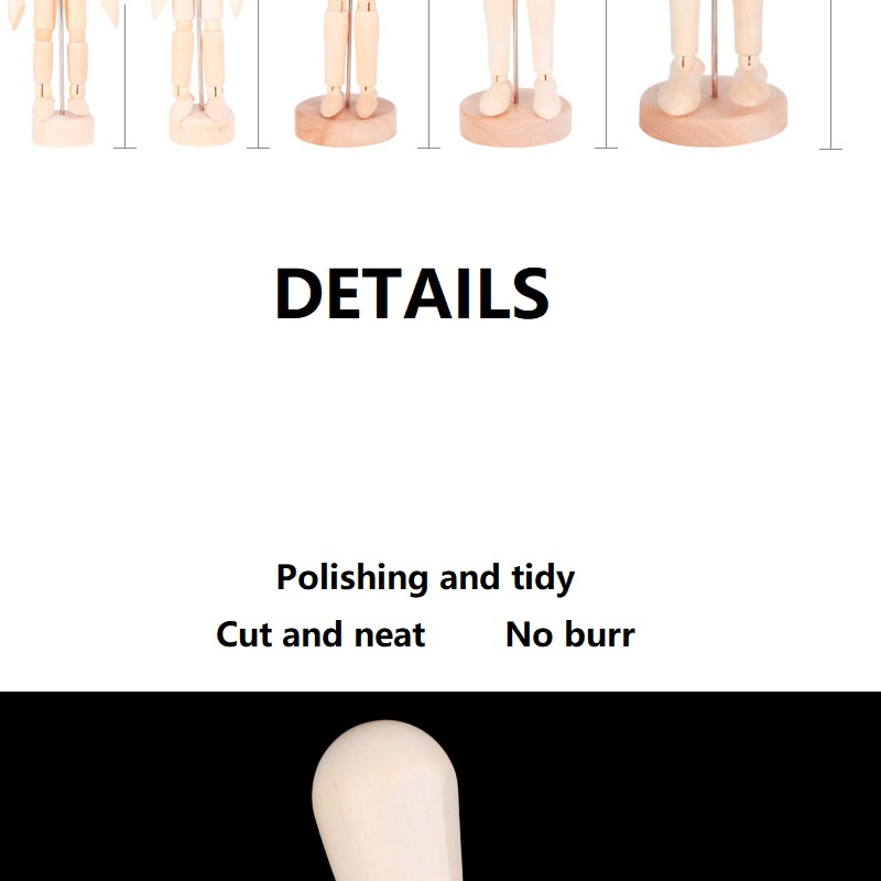 SNAP BUY08 Wooden Human Body Model Figure Manikin Mannequin Artist ...