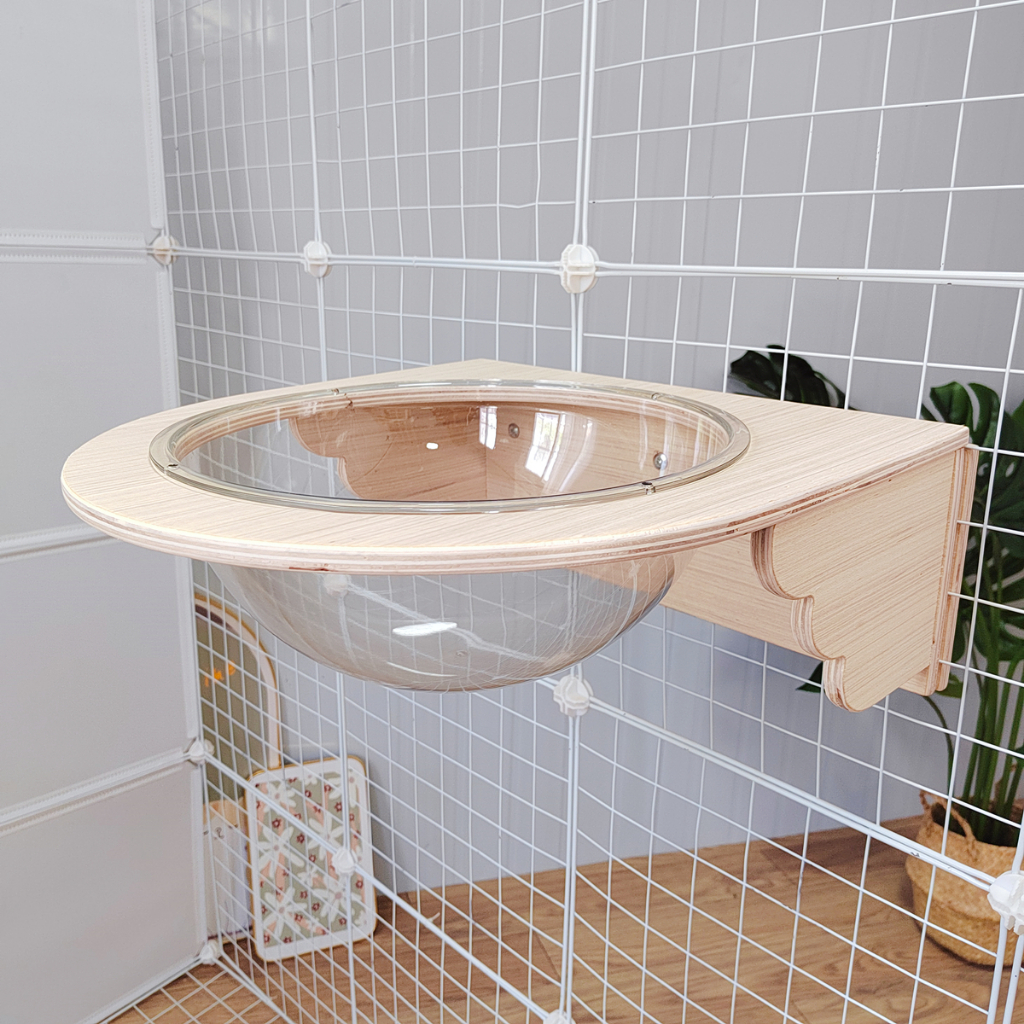 Cat Climbing Frame Space Capsule Bracket Climbing Plate Round Cat Cage ...