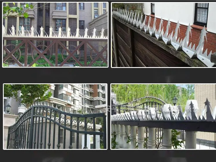 Anti climb Sharp Wall Spike on top of Wall and Fence | Security Spikes ...