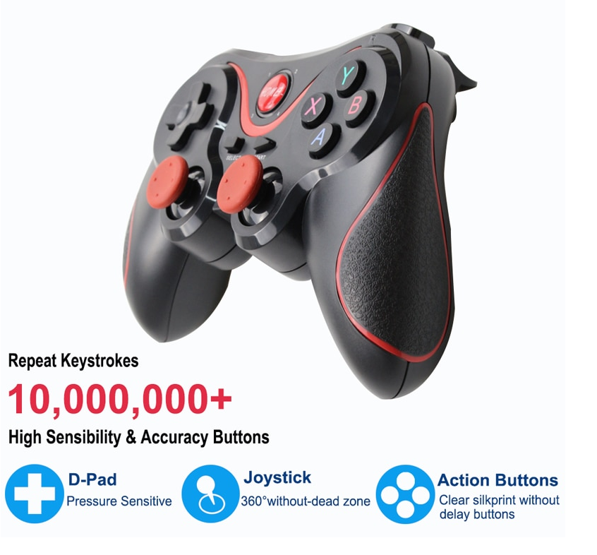 GEN GAME X3/T3 Wireless Bluetooth Gamepad Controller Bracket (Black ...