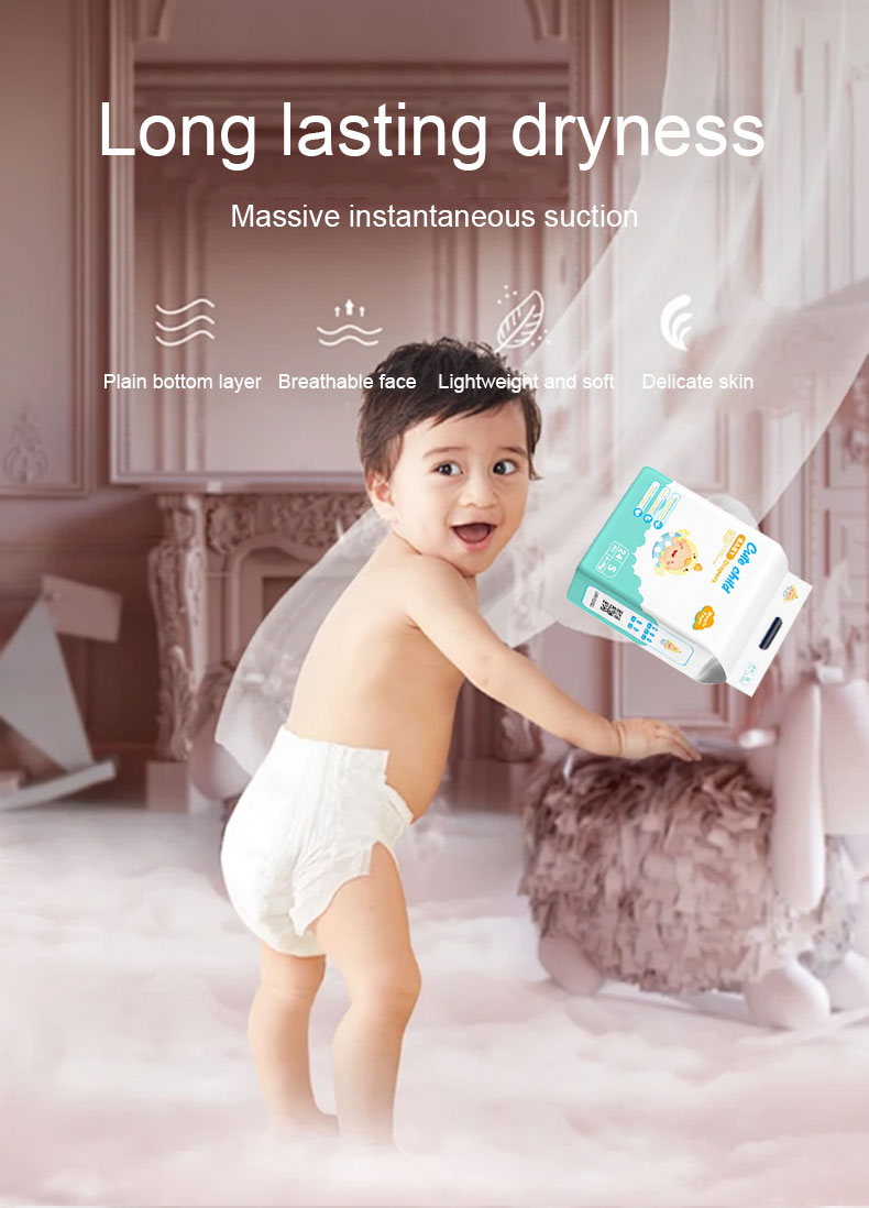 Cute Child Soft Baby Diapers 【Buy 1 Take 1 】NB - XL Disposable ...