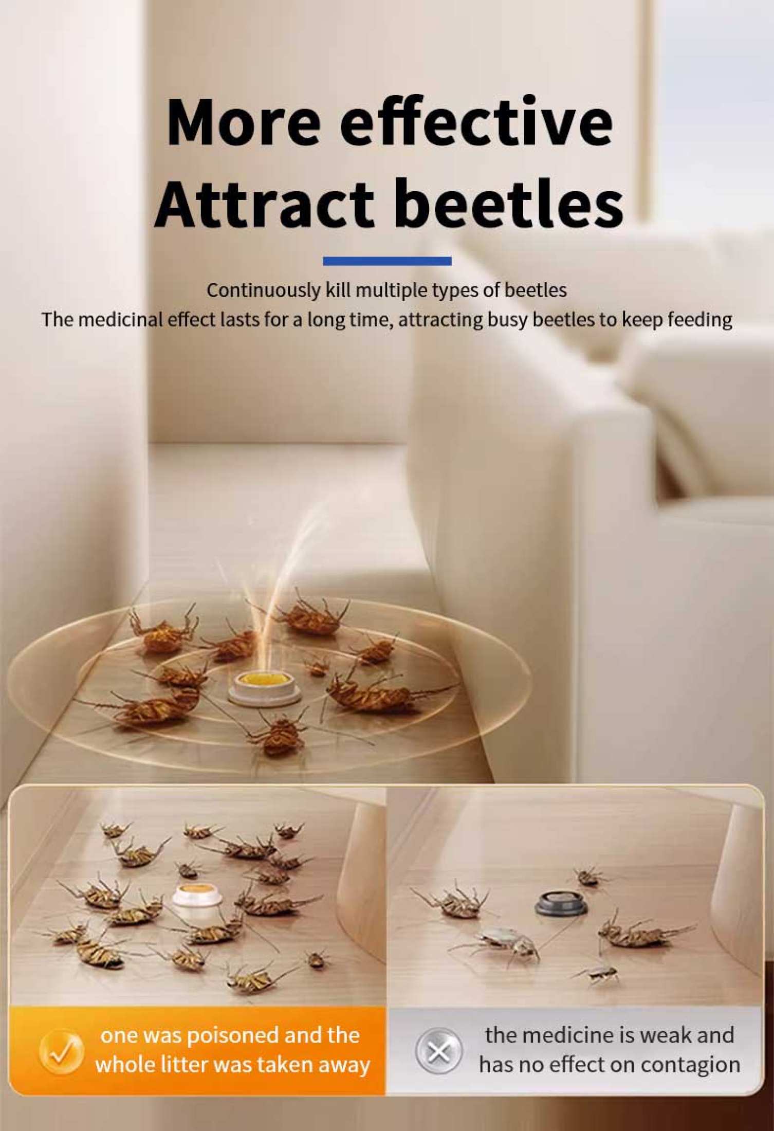 8pcs Cockcroach Eliminator Products Killer Cockroach Traps Killer ...