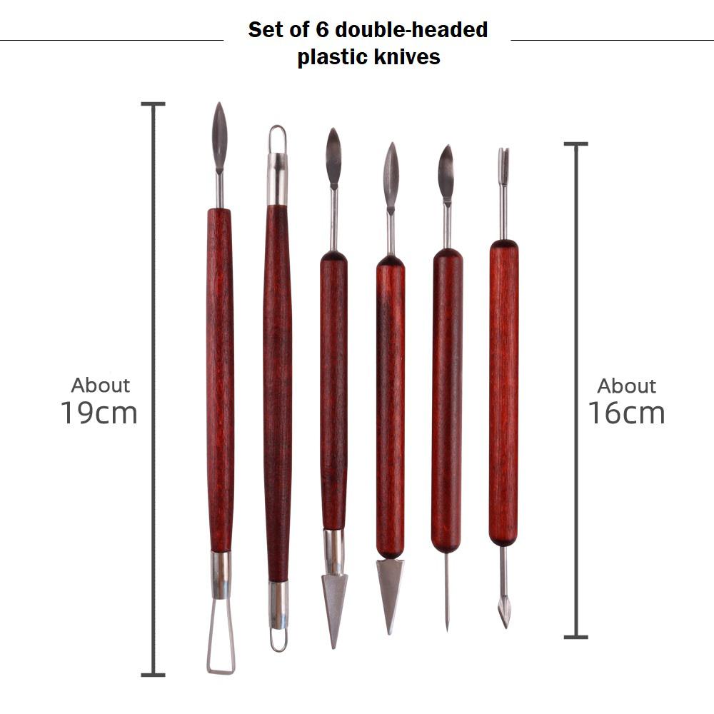 SNAP BUY08 12 pcs Clay Tools Sculpting Kit Sculpt Smoothing Modeling ...