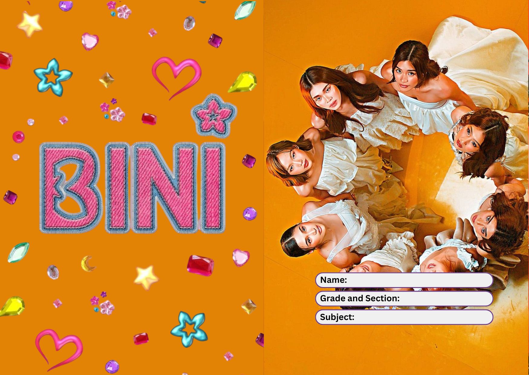 BINI STAPLED NOTEBOOK WRITING AND COMPOSITION | Shopee Philippines