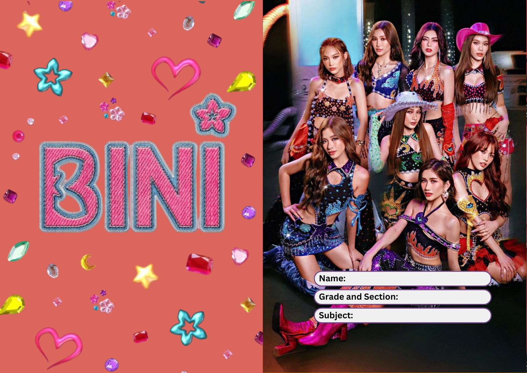 BINI STAPLED NOTEBOOK WRITING AND COMPOSITION | Shopee Philippines