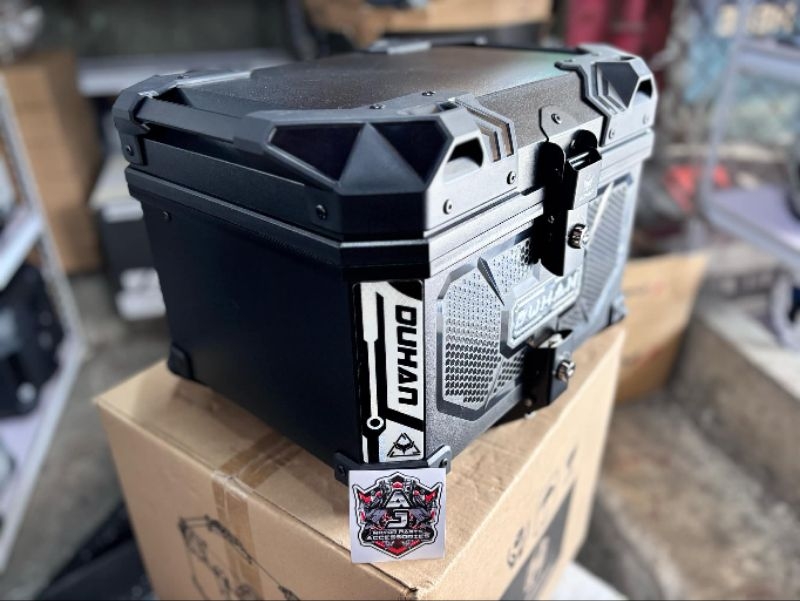 DUHAN V8 ABS HARD PLASTIC TOP BOX 45 LITTERS | Shopee Philippines
