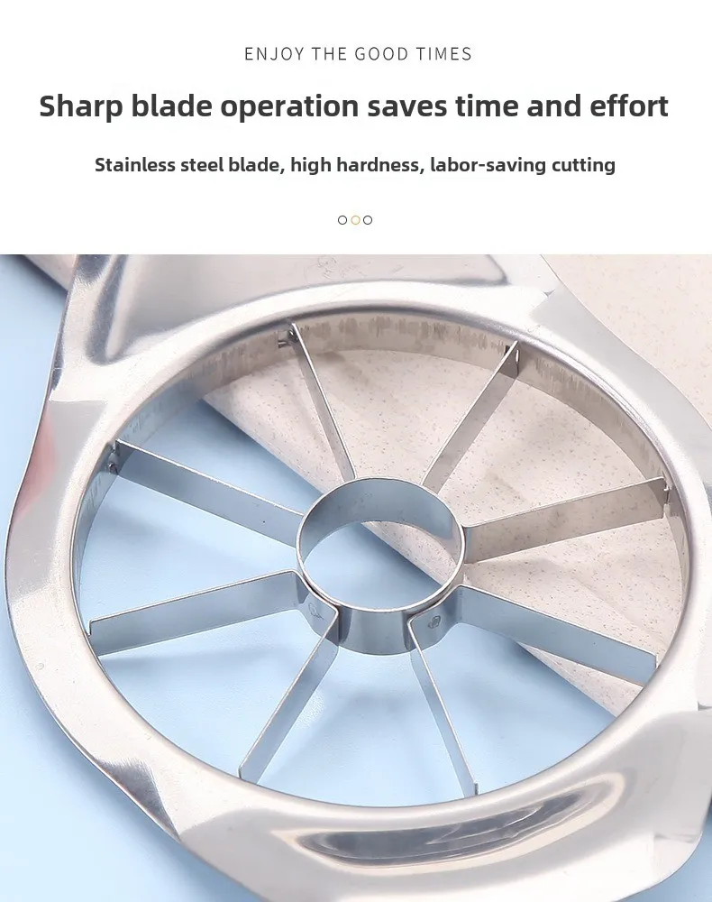 1Pcs Fruit Cutting Multi Functional Stainless Steel Apple Slicer ...