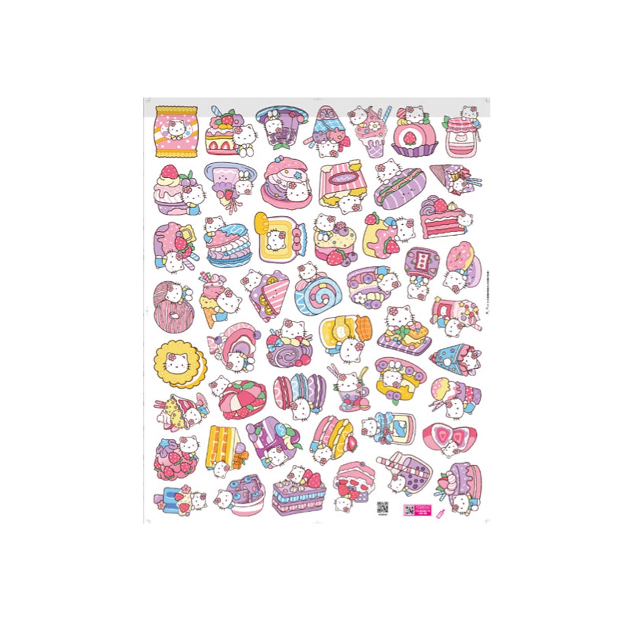 50pcs of Cartoon Animal Stickers-Series H Cute diary waterproof doodle ...