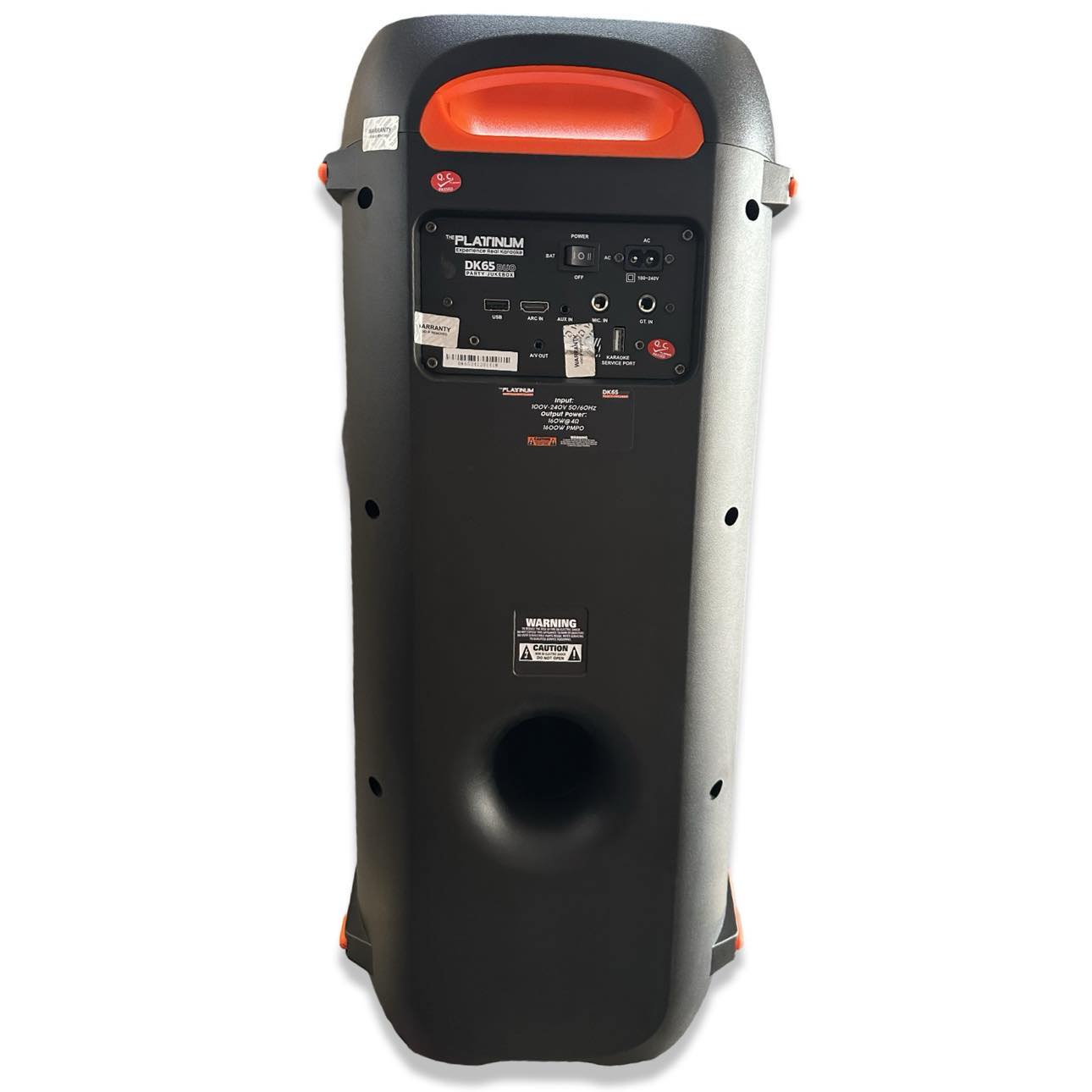 Platinum DK-65 Videoke Party Box All in One karaoke Machine with BT ...